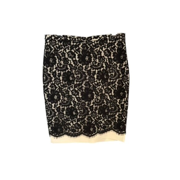 Womens The Limited Sexy Scandal Collection Black Lace Pencil Skirt Size 12 - Picture 2 of 8